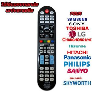 Télécommande universelle Yousat RM-L1107 pour Samsung Sharp Sony LG ....